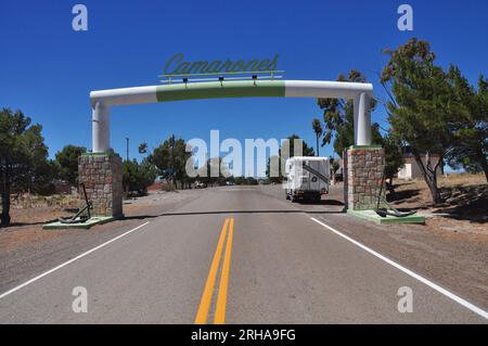 Camarones, Chubut, Patagonien, Argentinien Stockfoto