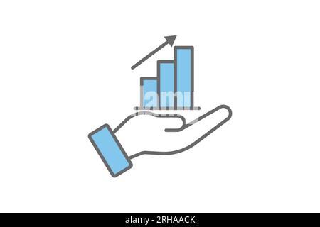 Berichtssymbol. Symbol für Suchmaschinenoptimierung. Geeignet für Website-Design, App, Benutzeroberflächen. Flacher Symbolstil. Einfache Vektorbeschreibung Stock Vektor