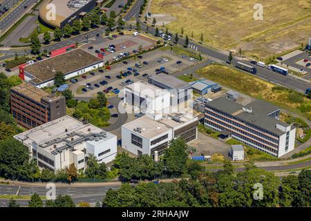 Luftaufnahme, Fraunhofer-Institut im Westfield Centro Einkaufszentrum, Neue Mitte, Borbeck, Oberhausen, Ruhrgebiet, Nordrhein-Westfalen, Deutschland, DE Stockfoto