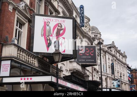 Aspekte der Liebe, das Lyric Theatre, Shaftesbury Avenue, Central London, England, W1, GROSSBRITANNIEN Stockfoto