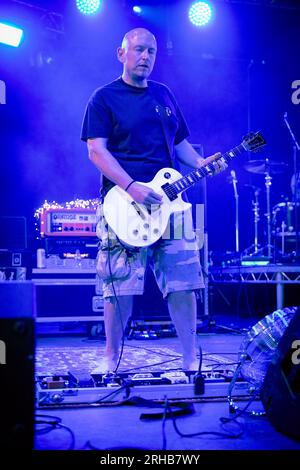 The Grey, live beim Bloodstock Open Air Festival 2023 in Catton Park, Derbyshire, Großbritannien. Stockfoto