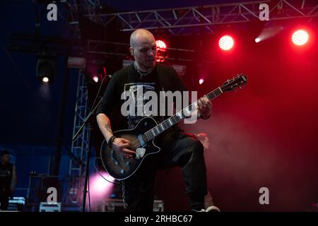 Tribe of Ghosts, live beim Bloodstock Open Air Festival 2023 in Catton Park, Derbyshire, Großbritannien. Stockfoto