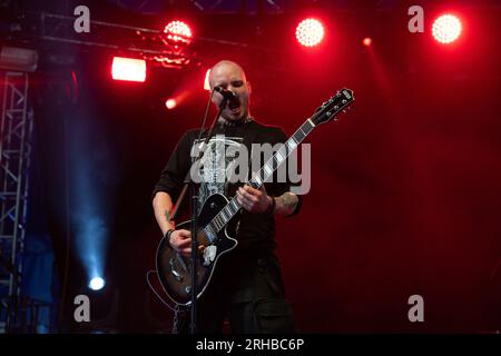 Tribe of Ghosts, live beim Bloodstock Open Air Festival 2023 in Catton Park, Derbyshire, Großbritannien. Stockfoto