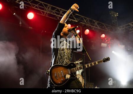 Tribe of Ghosts, live beim Bloodstock Open Air Festival 2023 in Catton Park, Derbyshire, Großbritannien. Stockfoto