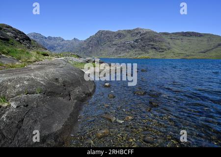 Isle of Skye Elgol und Loch Coruisk, die nur zu Fuß oder mit dem Boot erreicht werden können Stockfoto