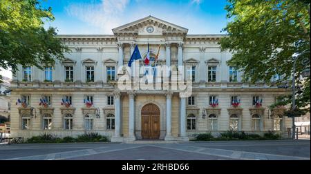 Das Rathaus in Avignon. Vaucluse, Provence, Frankreich, Europa. Stockfoto