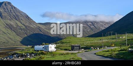 Loch Torrin und die Cullin Hills auf der Straße nach Elgol Isle of Skye Stockfoto