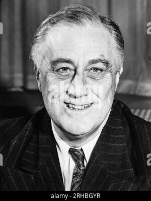 Washington, D.C.: 20. November 1943 Ein Porträt von Präsident Franklin D. Roosevelt Stockfoto