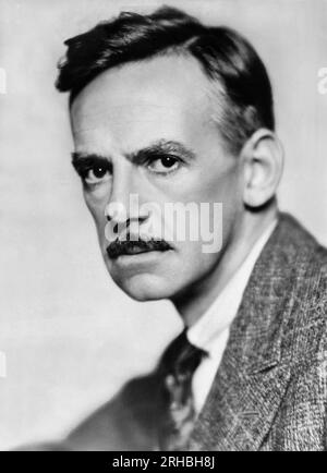 New York, New York: 12. November 1936 der amerikanische Dramatiker Eugene O'Neill wurde heute mit dem Nobelpreis für Literatur 1936 ausgezeichnet. Stockfoto