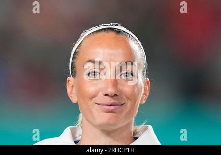 August 15 2023: Kosovare Asllani (Schweden) schaut während eines Spiels zu, AT, . Kim Price/CSM Stockfoto