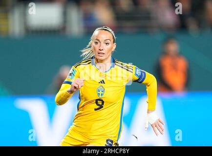 August 15 2023: Kosovare Asllani (Schweden) schaut während eines Spiels zu, AT, . Kim Price/CSM Stockfoto