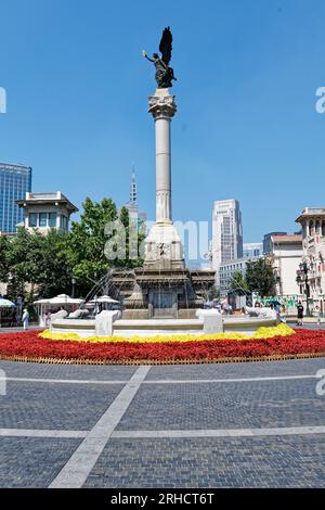 Straßenszenen von tianjin china Tag blauer Himmel Stockfoto