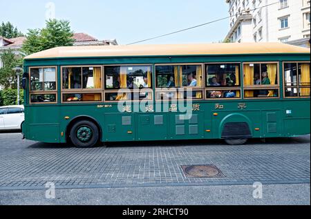 Straßenszenen von tianjin china Tag blauer Himmel Stockfoto