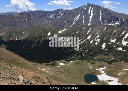Blick vom Mount Sniktau Stockfoto