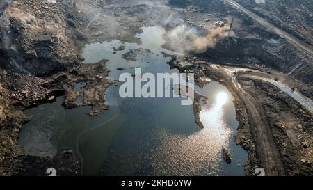 Kohlebergwerke in Dhanbad Jharkhand Stockfoto