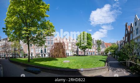 Amsterdam geheimer Innenhof Stockfoto