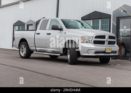 NEW YORK, USA – 4. AUGUST 2023: RAM Pickup (Dodge RAM) 1500, vierte Generation Stockfoto