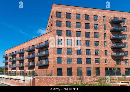 Durch die neue Wohnbauerschließung von Galliard Apsley am Soho Loop auf der Birmingham Canal Old Line entstehen 750 neue Häuser in Ladywood, Birmingham Stockfoto