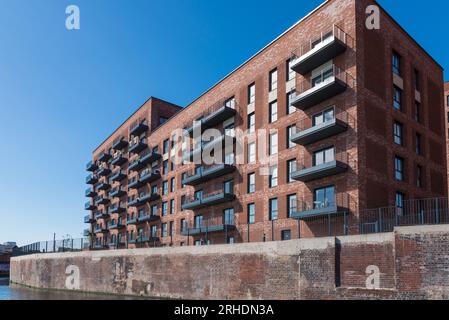 Durch die neue Wohnbauerschließung von Galliard Apsley am Soho Loop auf der Birmingham Canal Old Line entstehen 750 neue Häuser in Ladywood, Birmingham Stockfoto