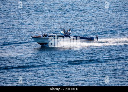 Falmouth Tall Ships Race 2023, Schiffe in Falmouth Docks, Cornwall, Großbritannien Stockfoto