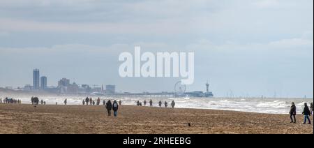 Holländischen Strand Stockfoto