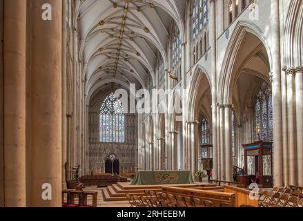 Jahrhundert, York Minster, Yorkshire, England. Stockfoto