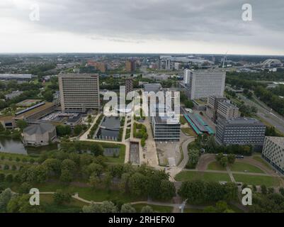 Rotterdam, 22. Juli 2023, Niederlande. Die Erasmus-Universität Rotterdam ist eine Universität in Rotterdam. Stockfoto