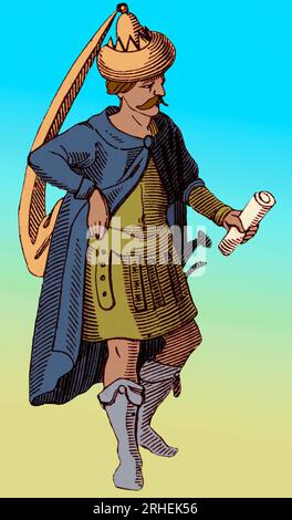 Abu Musa Jabir ibn Hayyan (Geber) (721-815) Persisches Polymath. Stockfoto