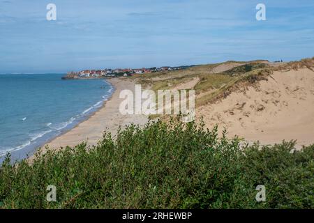 Dünen de la Slack in der Region Hauts de France in Frankreich Stockfoto