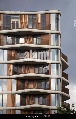 Wohnturm Bloacks in Southbank in der Nähe des Tate Modern London Stockfoto