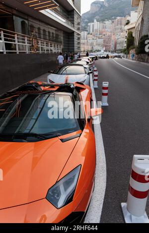 Lamborghini Aventador Ultimae in Monte Carlo Stockfoto