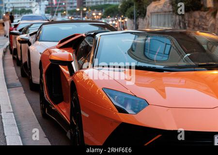 Lamborghini Aventador Ultimae Supersportwagen in Monte Carlo Stockfoto