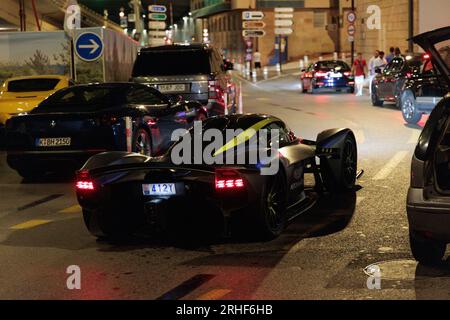 Aston Martin Valkyrie Supersportwagen in Monte Carlo, Monaco Stockfoto