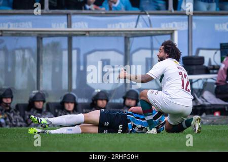 13. August 2023: Gremio Stadion, Porto Alegre, Rio Grande do Sul, Brasilien: Marcelo von Fluminense, während des Spiels Campeonato Brasiliero zwischen Gremio und Fluminese, na Arena von Gremio Stockfoto