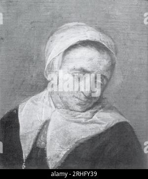 Porträt einer Frau um 1650 von Adriaen van Ostade Stockfoto