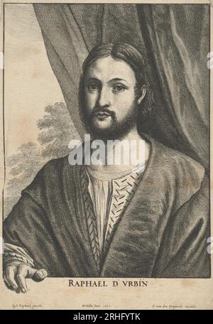 Raphael d'Vrbin 1651 von Wenceslaus Hollar Stockfoto