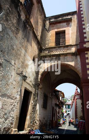 Street Scene, Taxco, Guerrero, Mexiko Stockfoto