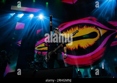 Toronto, Kanada, 16.08.2023, US-amerikanische Heavy-Metal-Band Mastodon auf der Budweiser Stage in Toronto Stockfoto