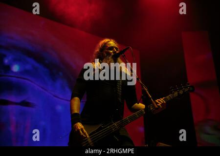 Toronto, Kanada, 16.08.2023, US-amerikanische Heavy-Metal-Band Mastodon auf der Budweiser Stage in Toronto Stockfoto