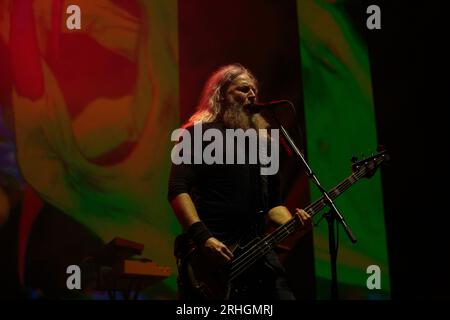 Toronto, Kanada, 16.08.2023, US-amerikanische Heavy-Metal-Band Mastodon auf der Budweiser Stage in Toronto Stockfoto