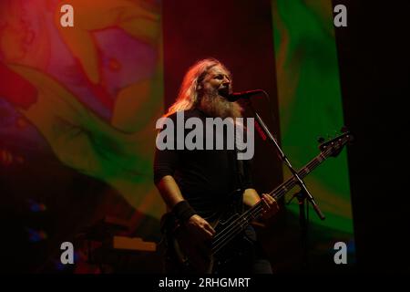 Toronto, Kanada, 16.08.2023, US-amerikanische Heavy-Metal-Band Mastodon auf der Budweiser Stage in Toronto Stockfoto