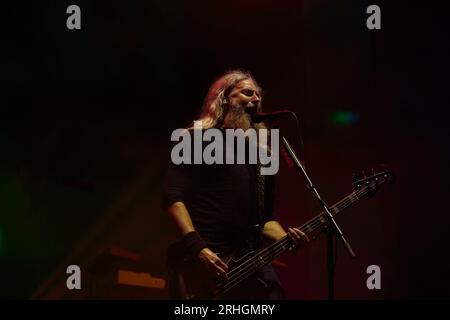 Toronto, Kanada, 16.08.2023, US-amerikanische Heavy-Metal-Band Mastodon auf der Budweiser Stage in Toronto Stockfoto