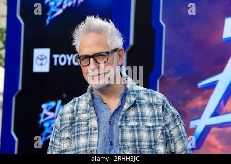 Los Angeles, USA. August 2023. LOS ANGELES - 15. August: James Gunn beim Blue Beetle Los Angeles Premiere im TCL Chinese Theater IMAX am 15. August 2023 in Los Angeles, CA (Foto: Katrina Jordan/SIPA USA) Credit: SIPA USA/Alamy Live News Stockfoto