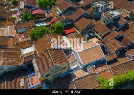 17. Juni 2023: Panoramablick auf die antike Stadt Hoi an, Provinz Quang Nam, Vietnam Stockfoto