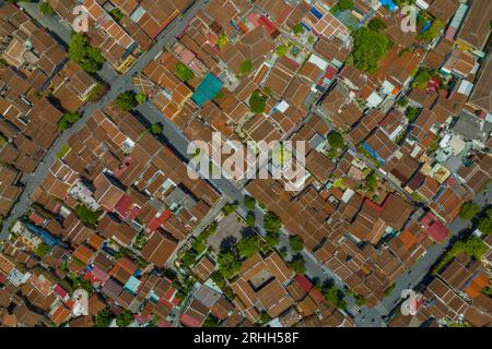 17. Juni 2023: Panoramablick auf die antike Stadt Hoi an, Provinz Quang Nam, Vietnam Stockfoto