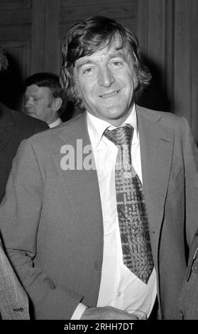 Filmmaterial vom 14. November 05/1974 des Fernsehinterviewers Sir Michael Parkinson bei einem Variety Club Lunch im Dorchester Hotel in London, da er im Alter von 88 Jahren gestorben ist. Ausgabedatum: Donnerstag, 17. August 2023. Stockfoto