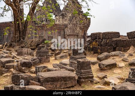 Das Heiligtum des Bergtempel Wat Phu, Provinz Champasak, Laos, Asien | das Heiligtum von VAT Phou, Provinz Champasak, Laos, Asien Stockfoto