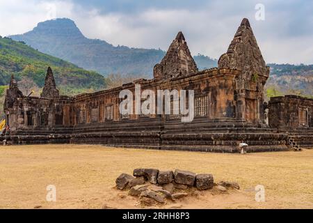 Bergtempel Wat Phu, Provinz Champasak, Laos, Asien | Mountain Temple Vat Phou, Provinz Champasak, Laos, Asien Stockfoto