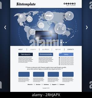 Website-Templates Stock Vektor