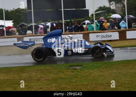 Paul Stewart, Tyrrell-Cosworth 006, 30 Years of the Festival of Speed, eine Auswahl der besten Autos und Fahrräder, die auf den Hügel cl gebracht wurden Stockfoto